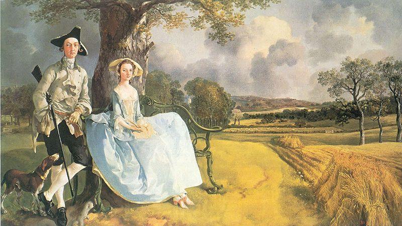 Thomas Gainsborough Mr and Mrs Andrews Spain oil painting art